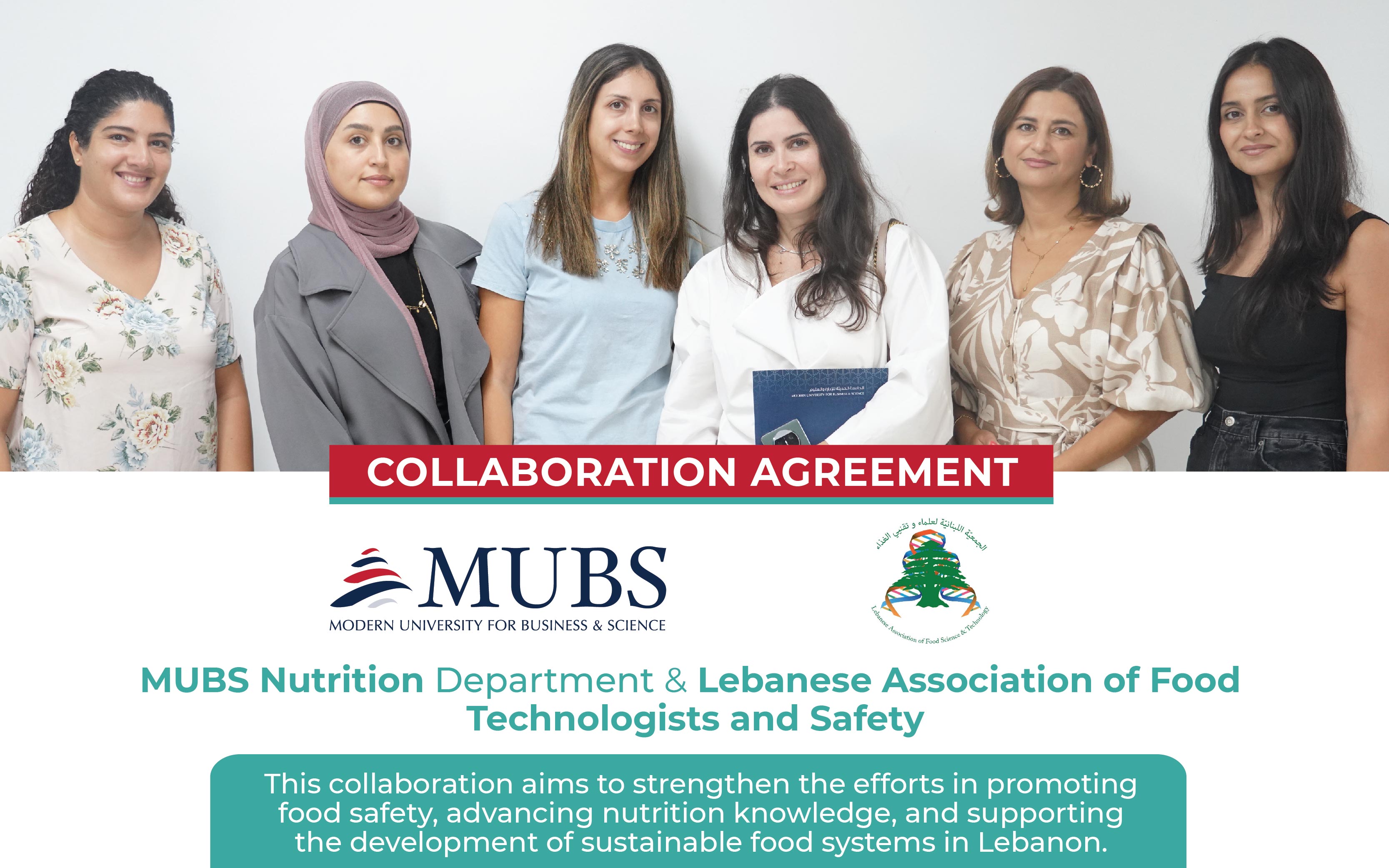 MUBS Nutrition Dept. & Lebanese Association of Food Technologists and Safety Collaborate to Promote Food Safety